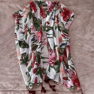 Tropical Patterned Kimono